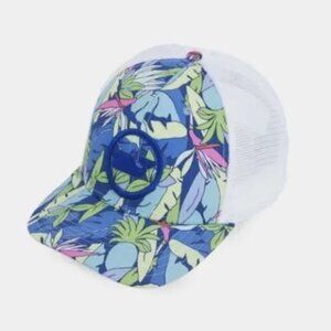 Vineyard Vines Tropical with White Mesh Snapback Hat